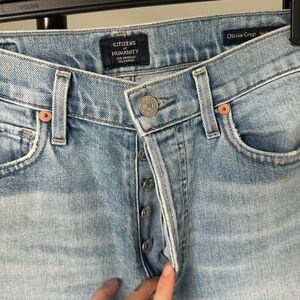 Citizens of Humanity Olivia Crop in Renew sz 23 Ankle Jeans